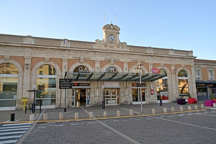 La gare de Narbonne.