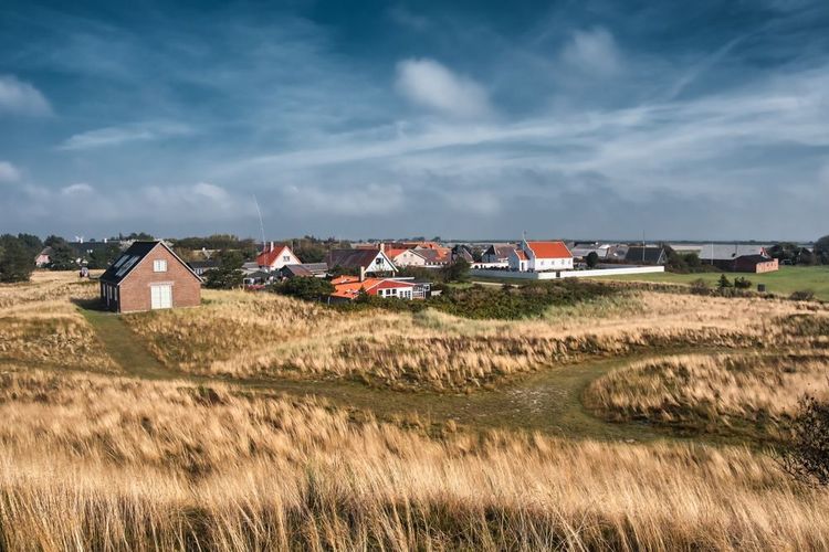 Le petit village de Mandoe Danemark