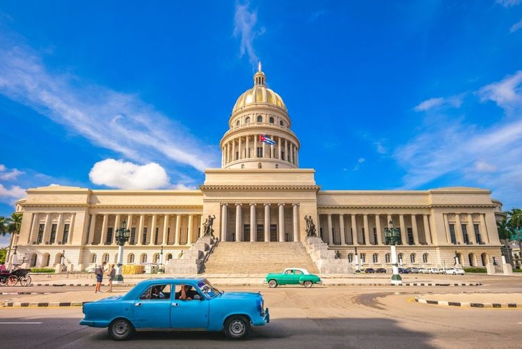 Le Capitole de la Havane, à Cuba
