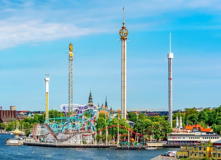 Gröna Lund, le parc d'attraction de l'île