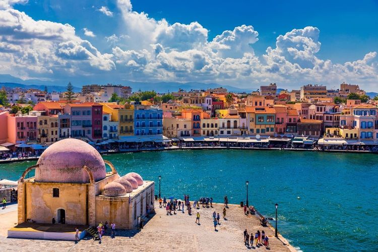 Le port de Chania en Crète