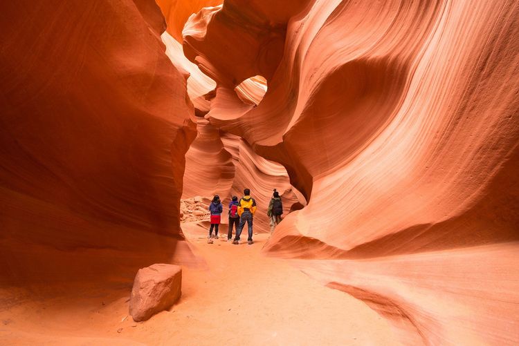 Balade dans l'Antelope Canyon