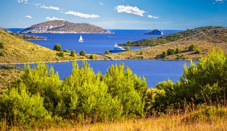L'archipel des kornati, un méande de paysage maritime