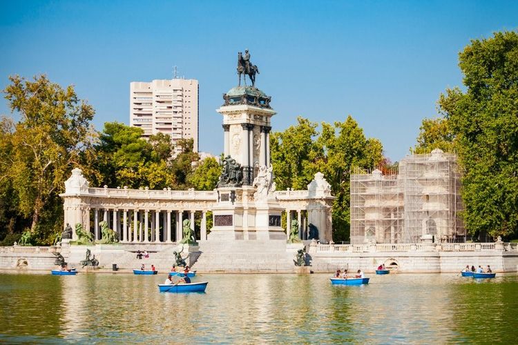 Parc du Retiro à Madrid