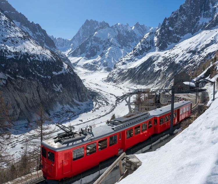 Le Glacier de la Mer de Glace 