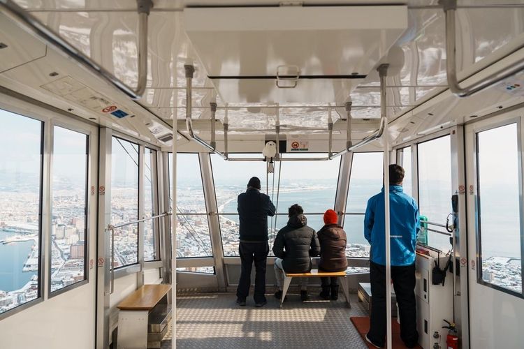 La vue depuis le téléphérique est proprement panoramique