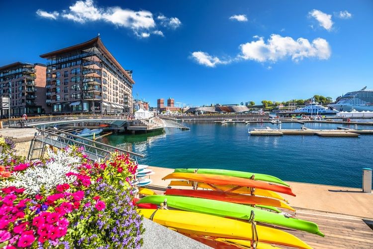 Le quai d'Aker Brygge