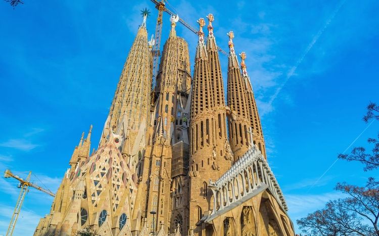  La Sagrada Familia , Barcelone, Espagne 
