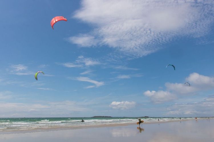 Plage entre Erdeven et Quiberon en Bretagne