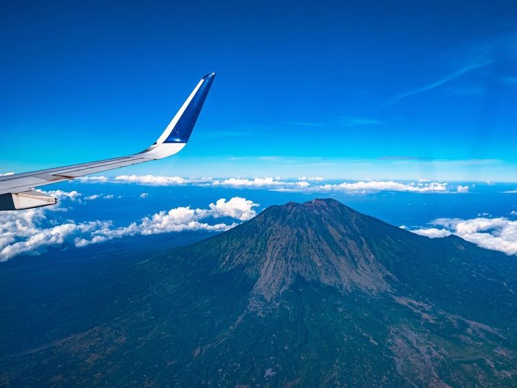mont Agung, le plus haut sommet de Bali, en Indonésie