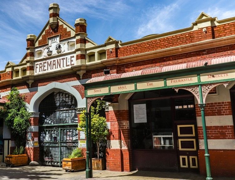 L'entrée du Fremantle Market