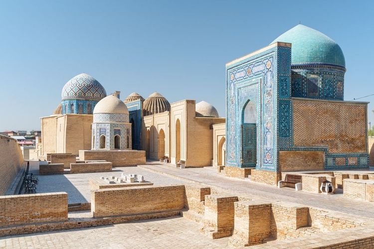 La nécropole de Shah-i-Zinda, Ouzbékistan