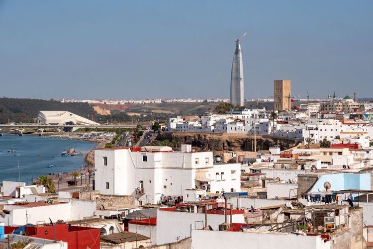 Vue sur les toits de la médina de Rabat