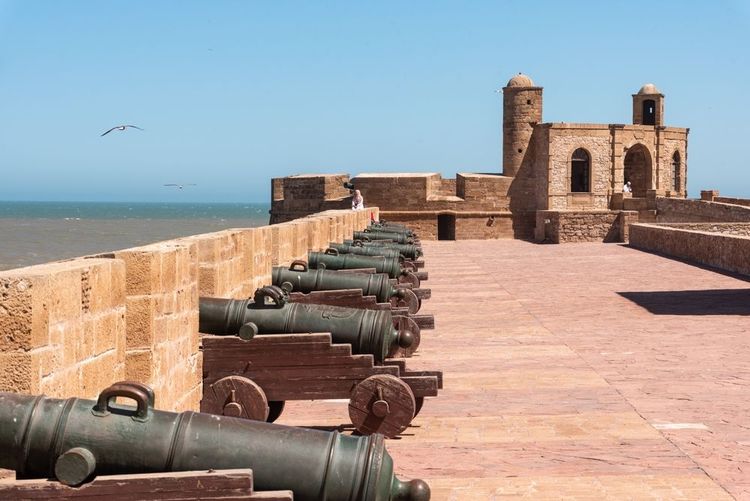 Essaouira, les canons montent la garde depuis les remparts