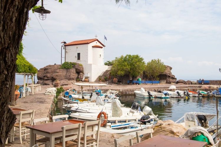 Petit village de pêcheurs de Lesbos