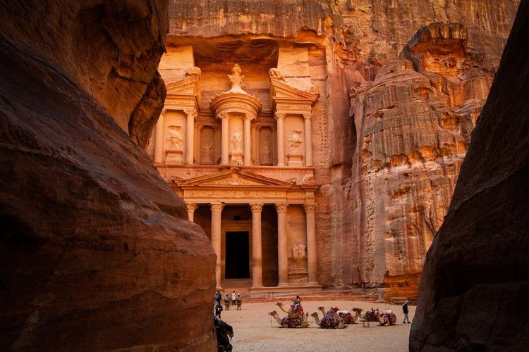 ancienne ville nabatéenne de Petra dans le sud de la Jordanie