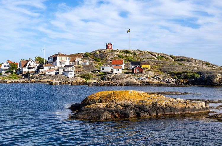 Vrångö et ses cabanes de pêcheurs