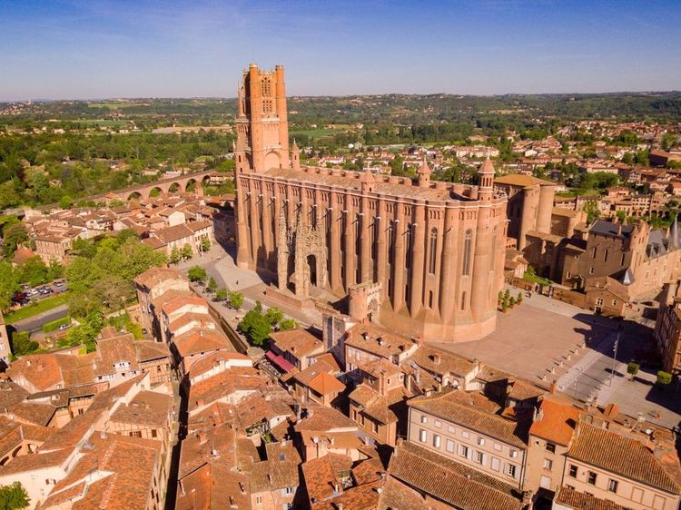 La cathédrale Sainte-Cécile à Albi