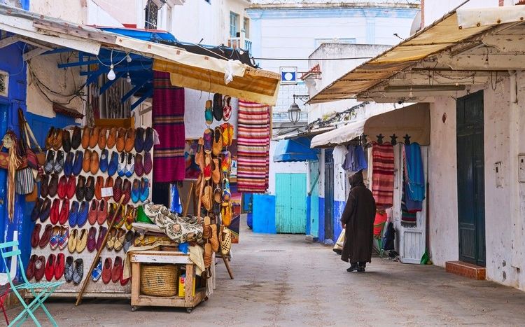 Souk dans la médina