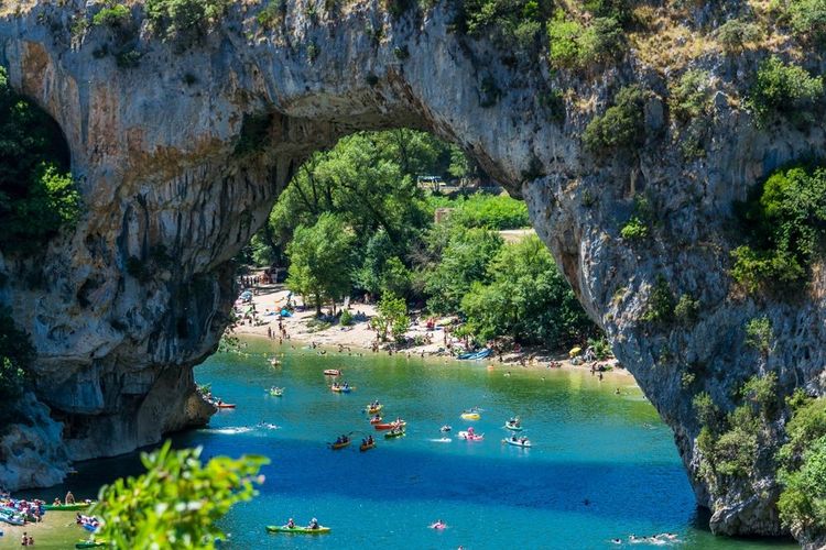 Le pont d'Arc en Ardèche