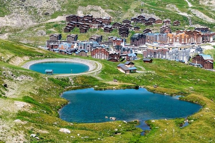 Station de Val Thorens, promenade autour des lacs