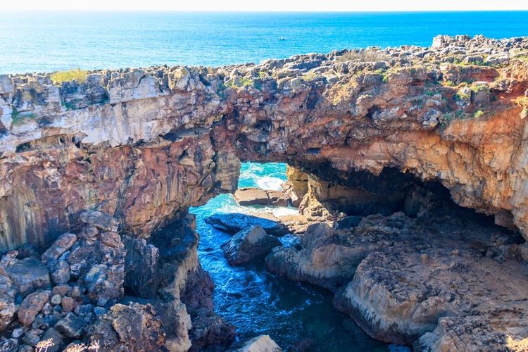 Boca de Inferno vue de l'intérieur