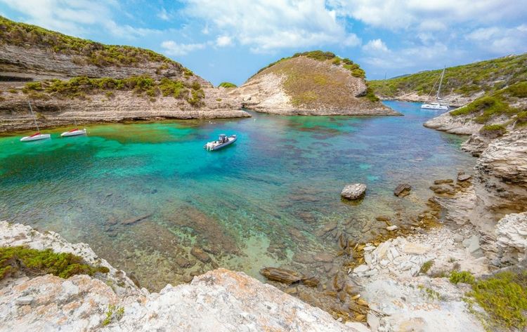 La crique du Fazzio, Bonifacio