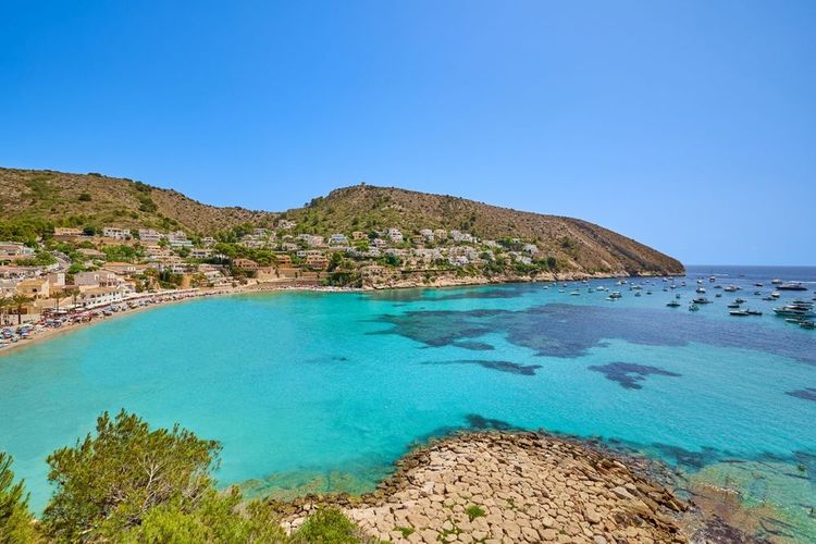 Plage de Portet, Moraira, Espagne