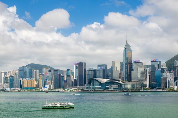 Le front de mer de Tsim Sha Tsui à Hong Kong