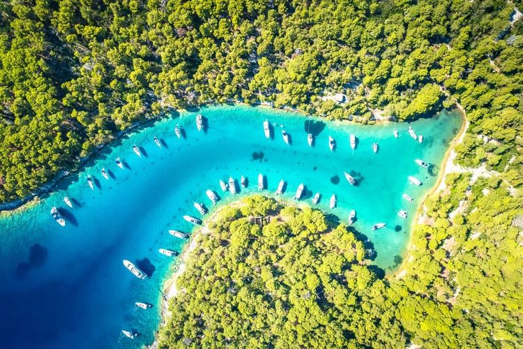 Crique sur l'île de Mali Losinj