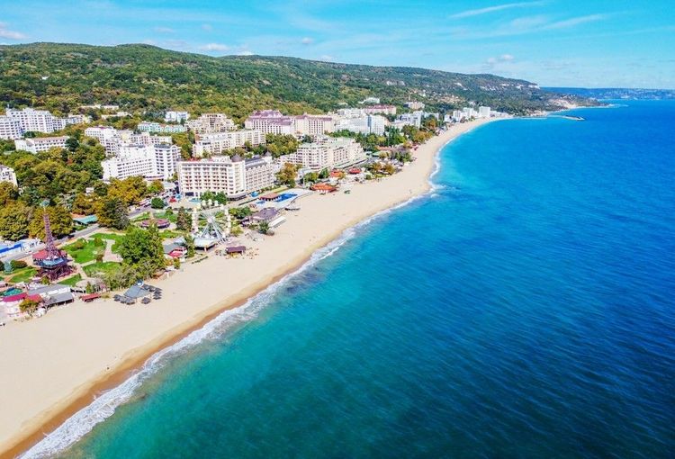 La Plage centrale de Varna, sur les Golden Sands