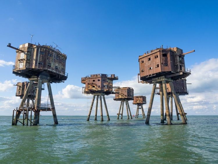 Forts Maunsell au Royaume-Uni