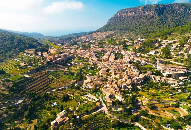 Vue aérienne sur Fornalutx