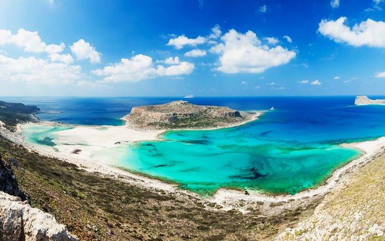 Balos offre elle aussi un beau lagon