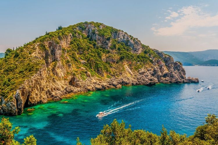 Paleokastritsa, île de Corfou, Grèce