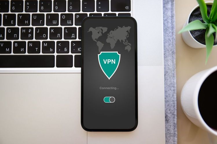 Un VPN installé sur un smartphone