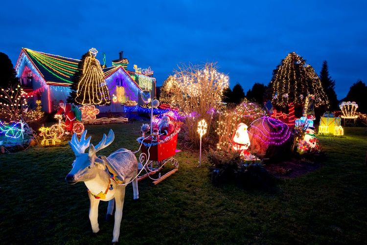Une vraie fascination, les décorations lumineuses de Noël