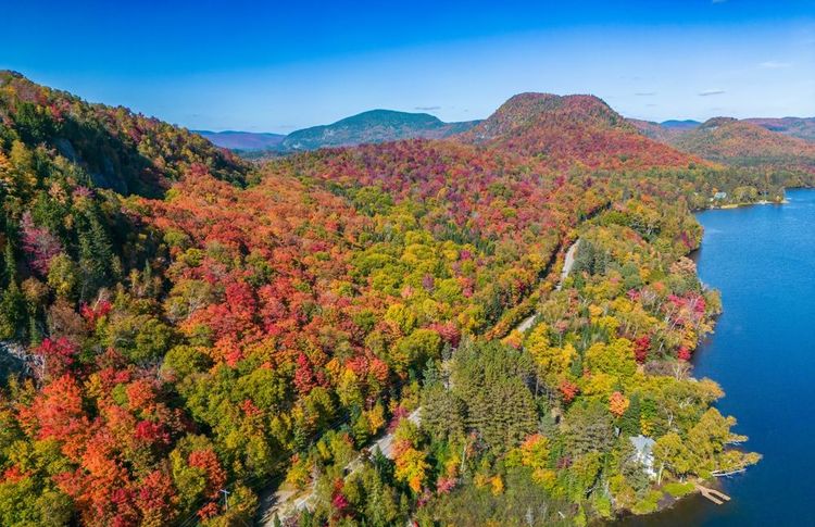 Le parc national du Mont-Tremblant, Québec, Canada