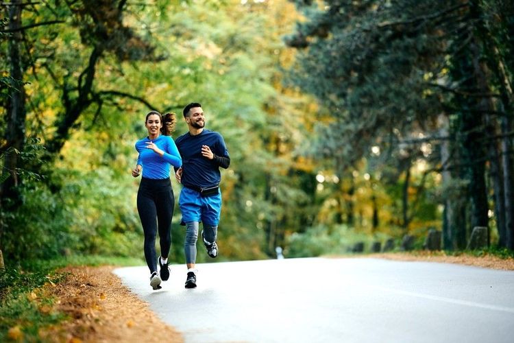 Jogging dans le Tiergarten