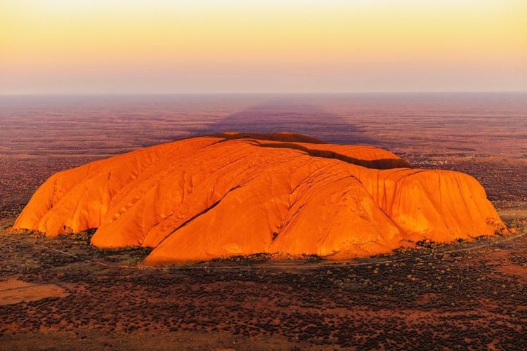 Rocher d'Uluru en Australie 