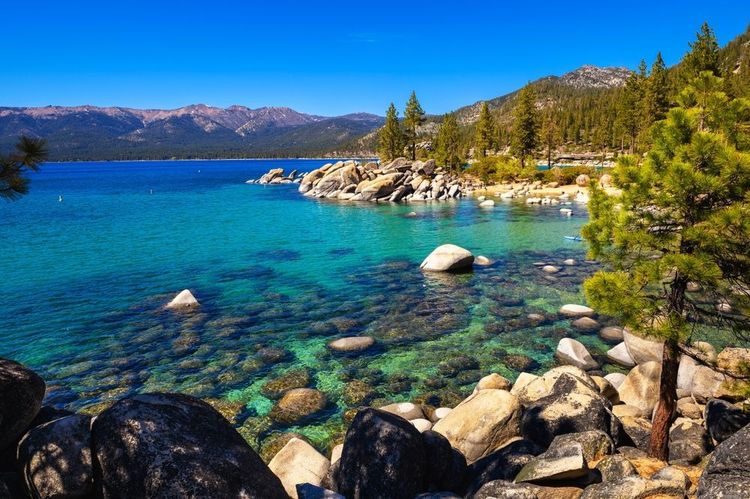 Sand Harbor Beach, sur le lac Tahoe
