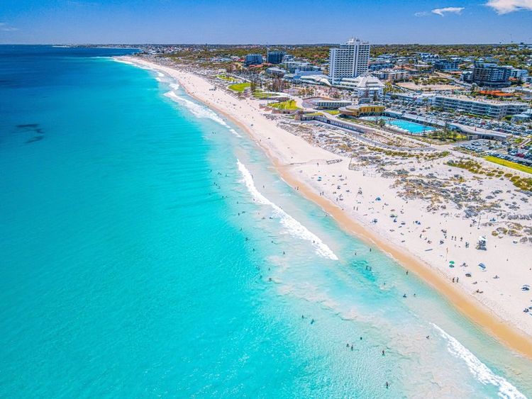 Perth donne directement sur l'Océan Indien