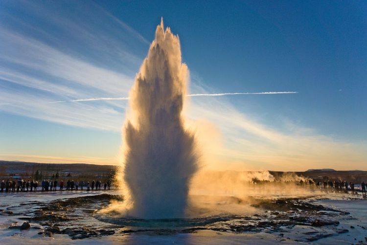 Le site de Geysir, en Islande.