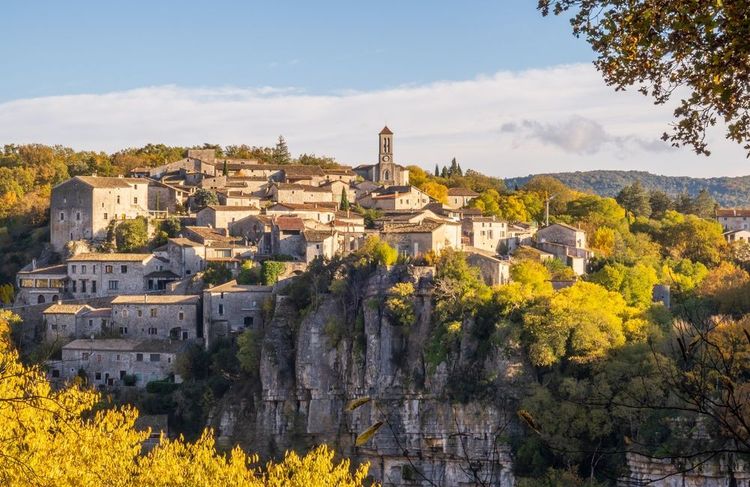 Le village de Balazuc.