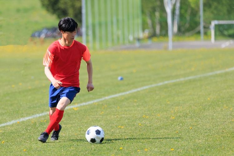 Joueur de football à Sapporo