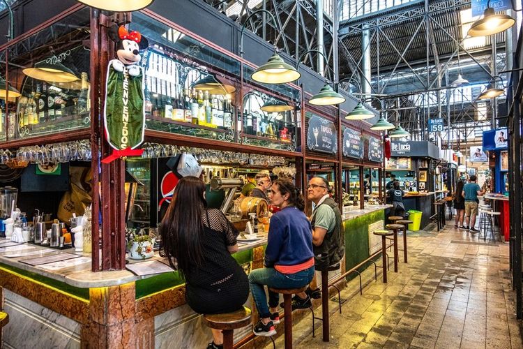 Marché San Telmo, Buenos Aires, Argentine
