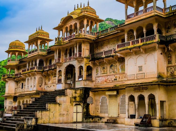 Le temple Galta Ji Mandir - Jaipur, Inde