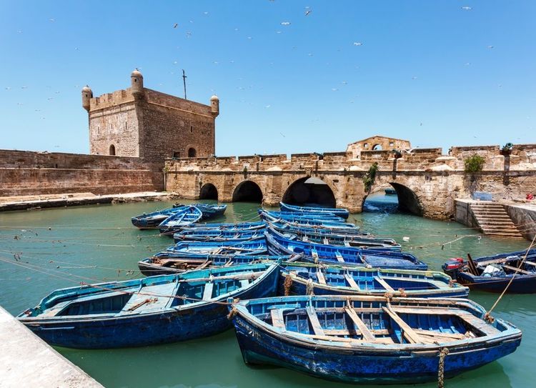 La forteresse d'Essaouir et son pont.