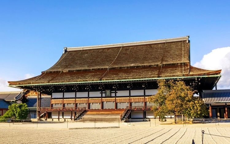 Le Kyōto-gosho ou palais de l'Empereur, à ne pas confondre avec celui de Tokyo