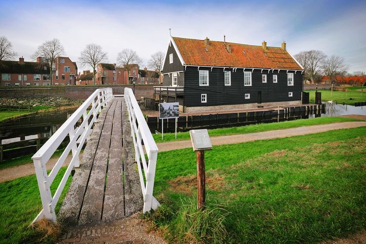Ile de Marken dans l'éco-musée de Enkhuizen